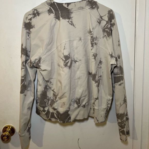 Lululemon It’s A Wash Long Sleeve Pullover Tie Dye Sweatshirt Cropped Sweatshirt - Picture 11 of 12